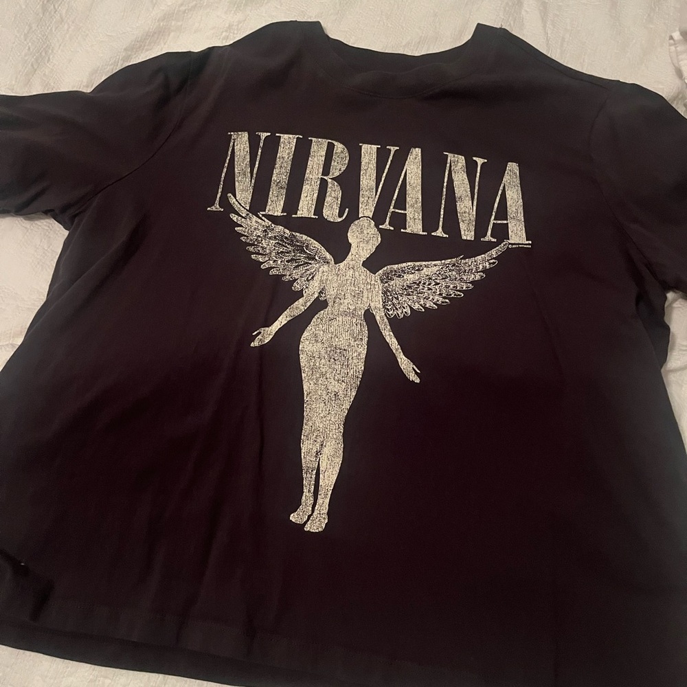 Nirvana Graphic Tee in Black